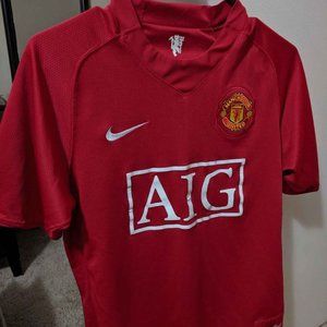 Authentic Manchester United 2008 Jersey Men Small